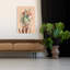 Floral Woman Portrait Delicate Dreamy Elegant Flower Nature Wall Art Print 1 Piece Wrapped Canvas Wall Art-1502418180