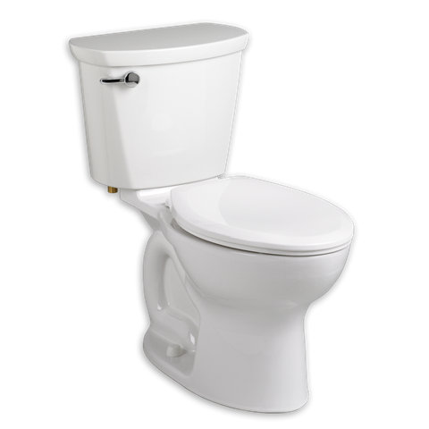 Cadet 1.28 GPF (Water Efficient) Round Two-Piece Toilet with Everclean (Seat Not Included) American Standard 