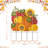 41.75"H Fall Metal Pumpkin Patch Combo Yard Stake