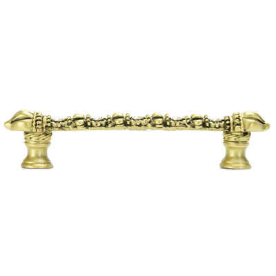 Cache 3 inch centre to centre Principessa pull embellished with 5 Crystals in finish Museum 