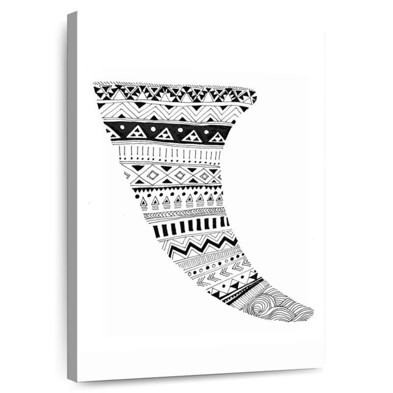 Kerner Aztec Fin, 51" H x 34" W