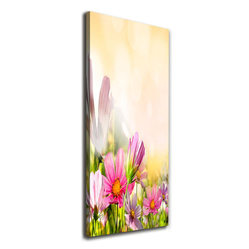 Field Flowers - Wrapped Canvas Print