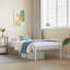 Structure de lit en métal Lyllah, acier robuste, sans matelas-627169520-627169521
