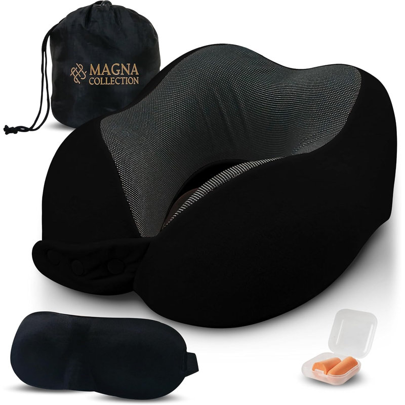 U-Shaped Cushion, Black