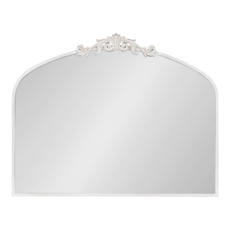 Anglo Metal Flat Mirror, 28.5" x 36", White