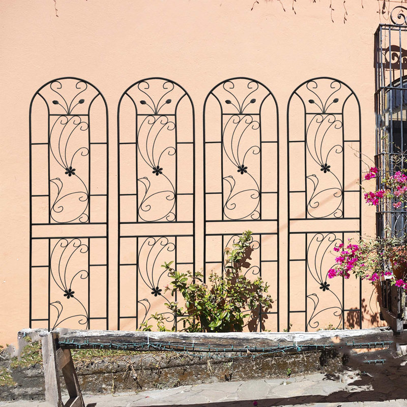 4 Pack Metal Garden Trellis