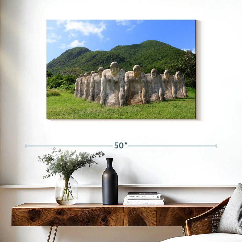 Anse Cafard Slave Memorial, 26" H x 39" W
