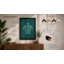 Drifting Turtle Japandi - Framed Print-797642335-797642329