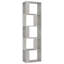 Abderus 159cm H x 45cm W Standard Bookcase-312856880