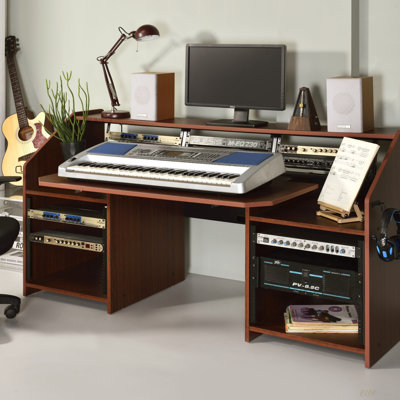 Music Desk With Earphone Rack(Desk)
