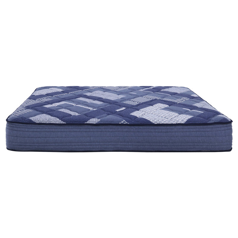 10 po, matelas simple, unité de poche, mousse à mémoire de forme, housse en tissu doux, abat-jour roulé et bleu multicolore