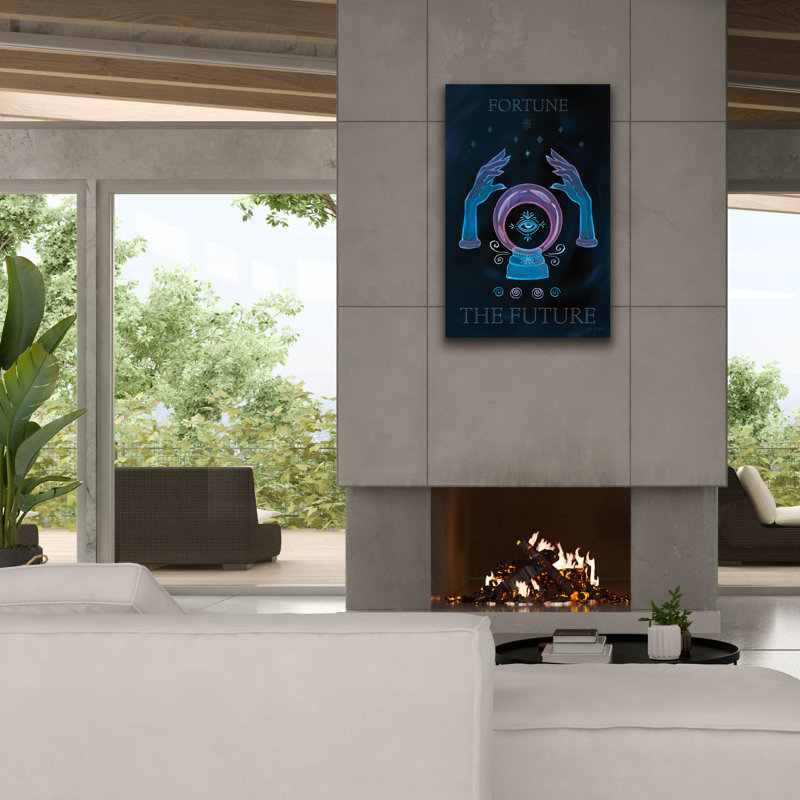 Art mural sur toile Trinx «Mystical Fortune 4» par Yvette St. Amant, H 40 po x l 26 po x P 1,5 po