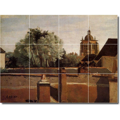 Carreau de peinture murale 32 po x 24 po 8 po x 8 po