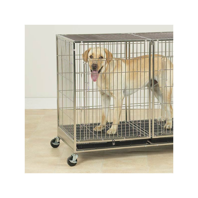 Caisse modulaire pour animaux Rubenstein, Moyen (H 32,5 po x l 23,6 po x P 47,5 po)