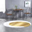 Ensembles de table de salle à manger en métal et bois brun antique avec charme rétro pour la cuisine