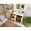 Chêne Elizabeth X P 22 po Meuble-lavabo de salle de bain D-109619275