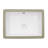 Stain Ceramic Undermount Bathroom Sink - 21.98"X15.96", White, Practical Design For Bathrooms With Overflow 22X15.5X7, Material,-120961857