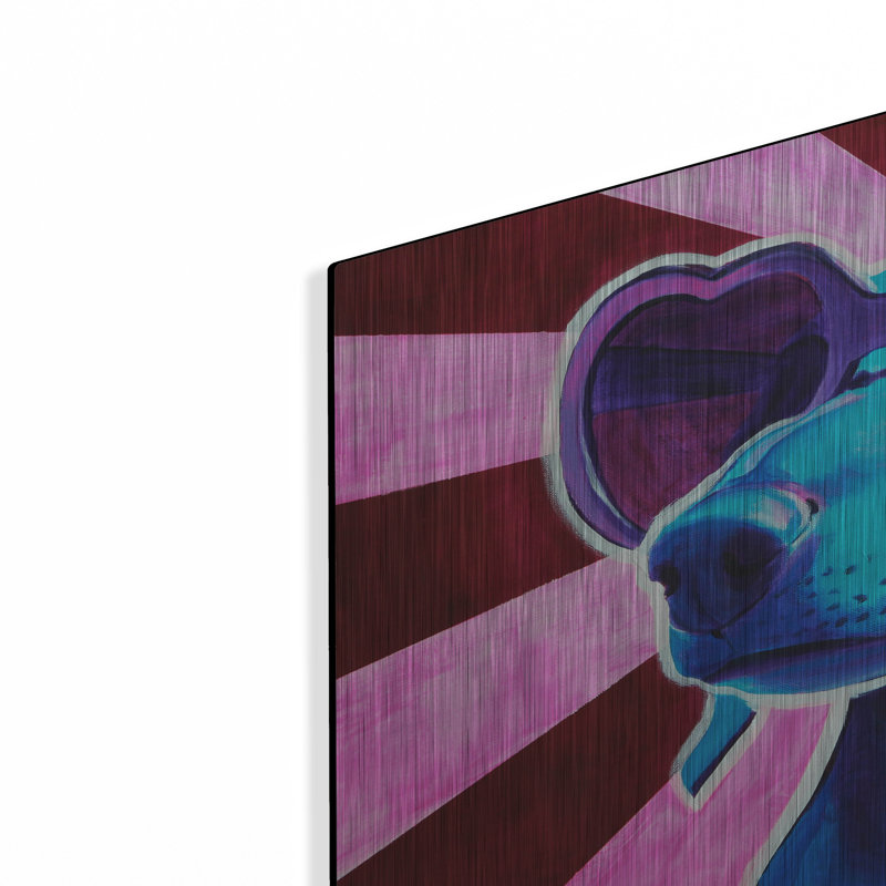 «Dachshund - Puppy Love» par Dawg Painter, H 16 po x l 24 po