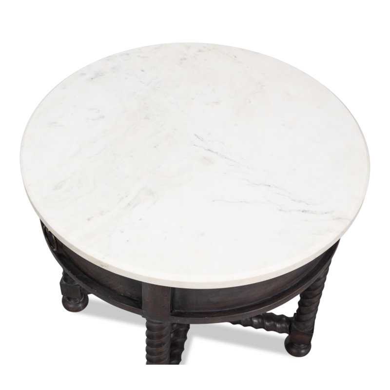 Barley Marble End Table