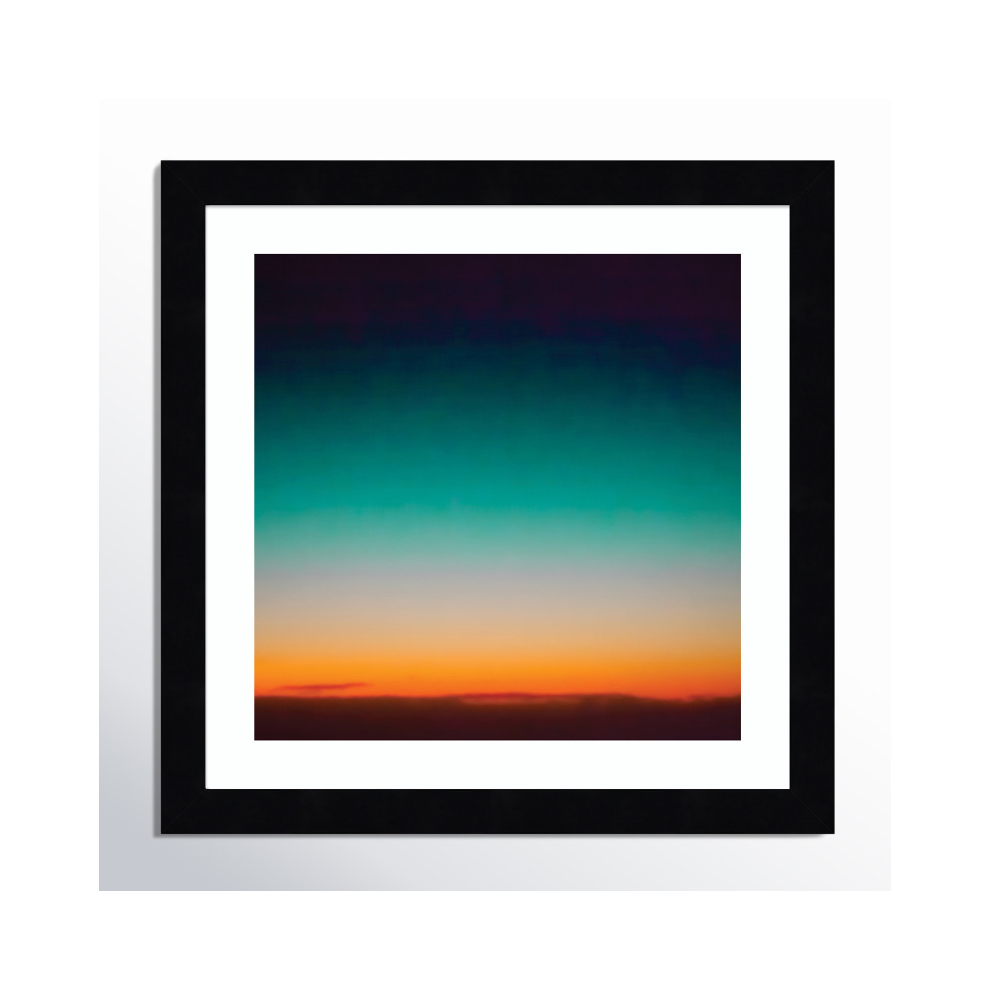 Sunrise Flying by Caroline Mint, Black, 12.25" H x 12.25" W x 0.88" D