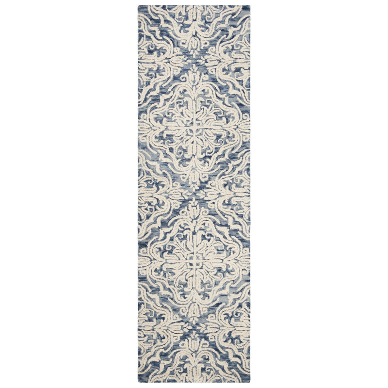 Davyan Hand Tufted Wool Rug, Runner 2'3" x 10'