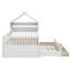 Lit House avec lit gigogne et tissu-482792521-482792523