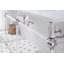 Empire Stone Oval Console Bathroom Sink with Faucet and Overflow-319595683