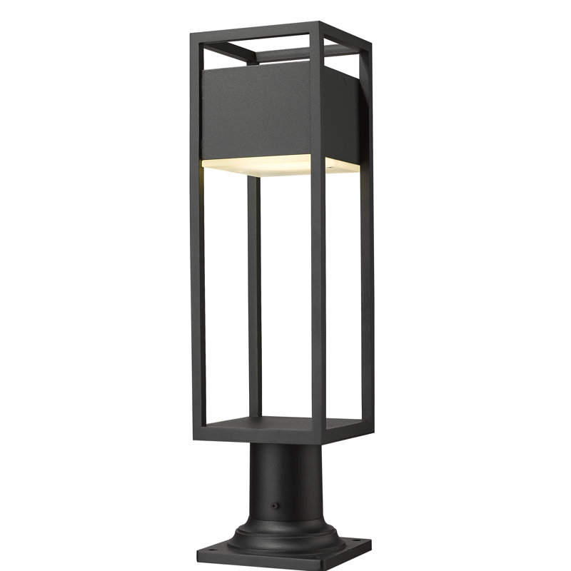 Esquibel Pier Mount Light, 23.25" H x 6.25" W x 6.25" D
