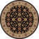 Tapis noir / ivoire Northgate