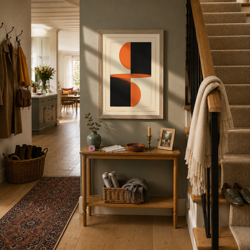 Constructivist Forms Geometric - Print, Oak, A3 - 42.0 x 29.7 cm