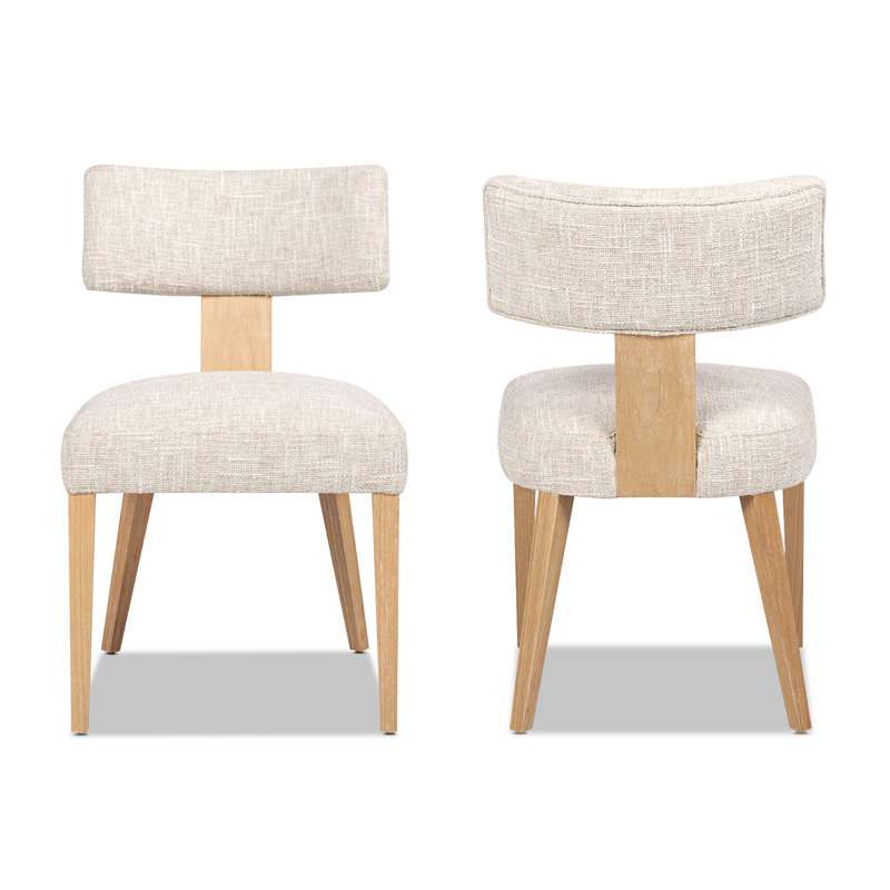 20 " H Chenille Upholstered Side Chair