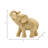Modern Resin Polyresin Elephant Figurine with Intricate Detailing - Elegant Decorative Accent for Contemporary and Stylish Home Decor-834475669