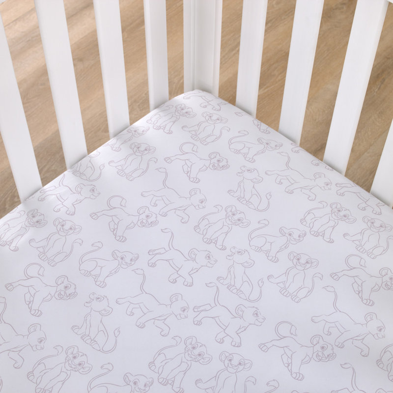 Drap-housse pour lit de bébé Nojo Disney