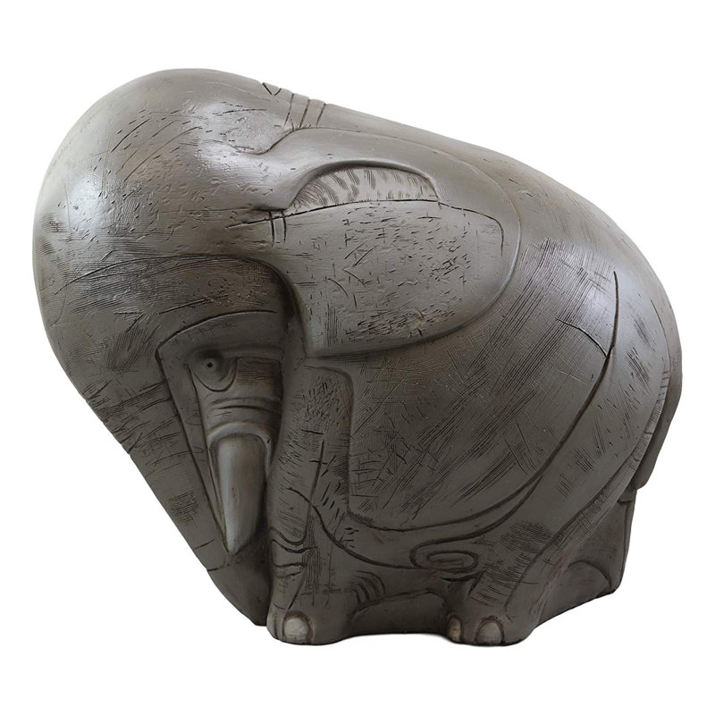 Figurine éléphant long pachyderm 1951 Autryville