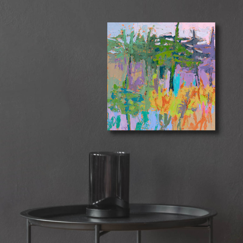 Art épique «Jungle Boogey» par Jane Schmidt, acrylique «Jungle Boogey» par Jane Schmidt, H 12 po x l 12 po