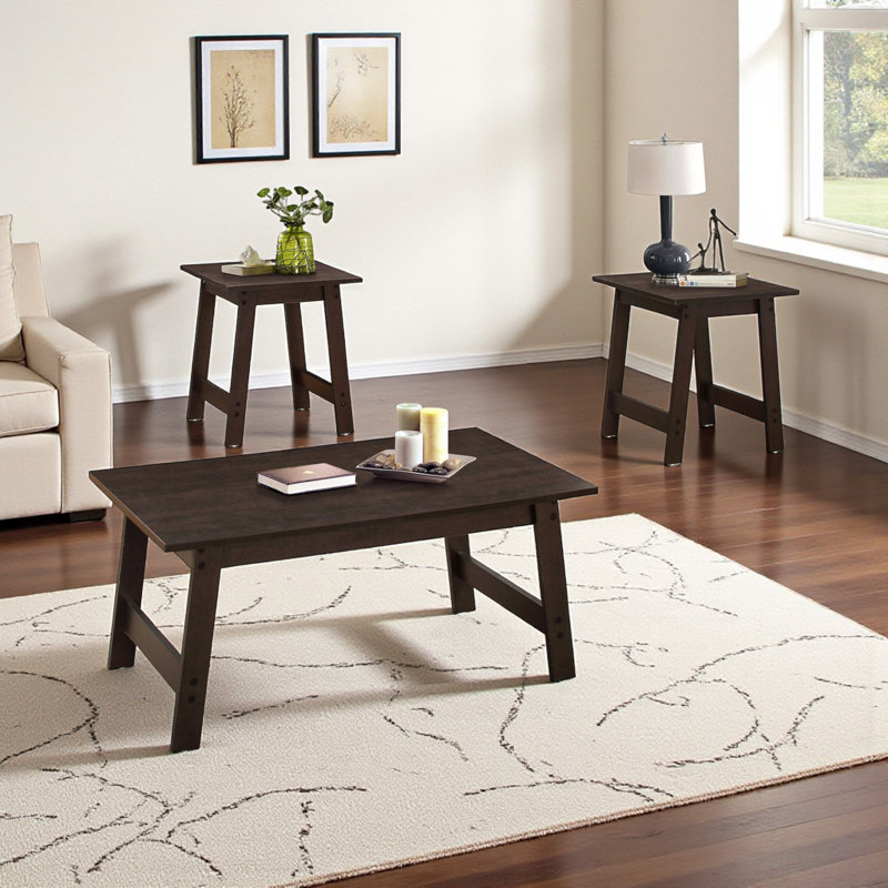 Rayner 3pcs Coffee, Accent, End Table