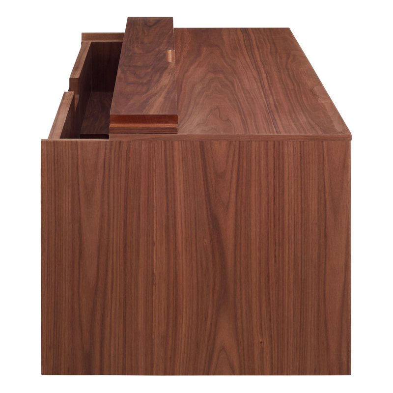 Wonder Wall 2.0 Solid Wood Desk, Walnut