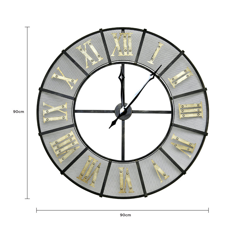 Metal Wall Clock