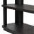 Connell Bookcase-Worn Black Veneer