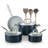 10-Piece Non-Stick Hard Anodized Ceramic Cookware Set-105620632