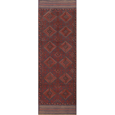 Tribal Traditional Wool Runner Rug 2x8
