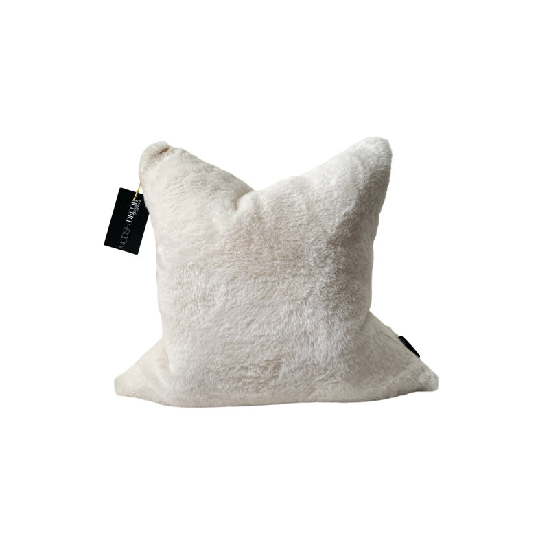 Fur, Pearl, Square 18"H x 18"W