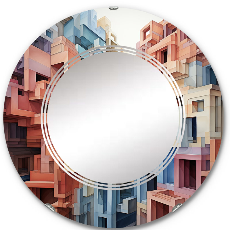 Zoniet Circle Mirror, 24" x 24"
