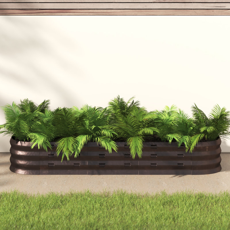 Azaiah Metal Raised Garden Bed