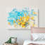 Yellow Blooming Flowers - Wrapped Canvas-56659317