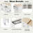 Rolling Kitchen Island With Extendable Dining Table, Spice Rack, 2 Drawers, 4 Door Cabinet And Wheels-368724409