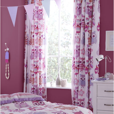 Owl Easy Care Curtains