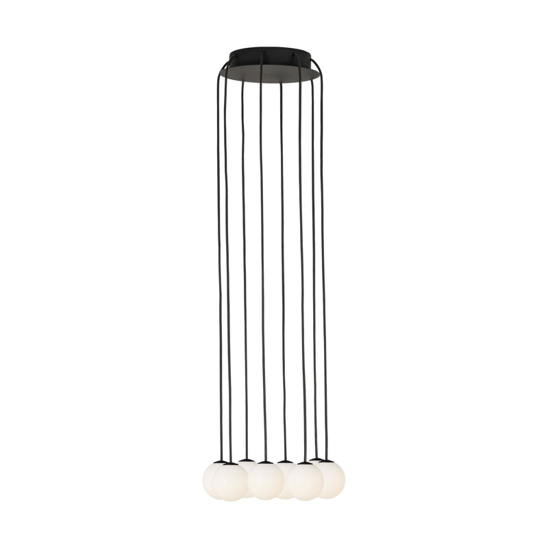 Orbet LED Chandelier, Nightshade Black