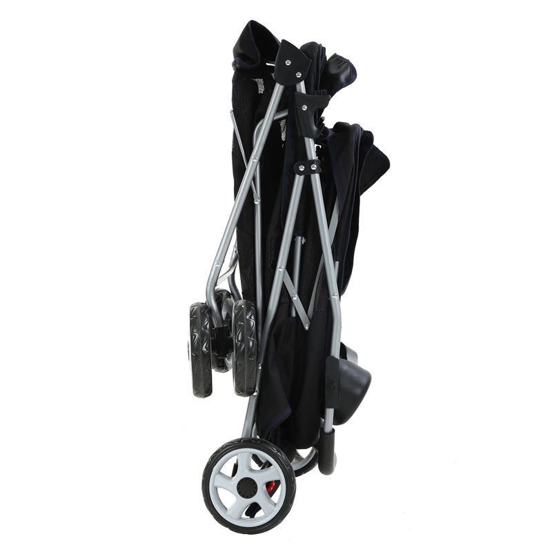 Foldable Pet Jogger Stroller, Black