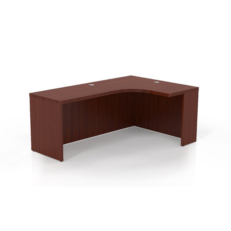 Aberdeen Series Corner Desk, Mocha, Right